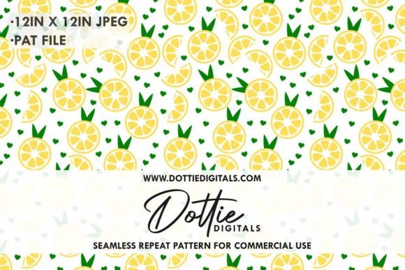 Download Lovely Lemons Repeat Pattern - Love Collection