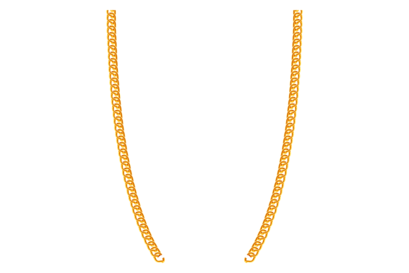 Download Golden Necklace Chain. Decorative Round - Gold Collection