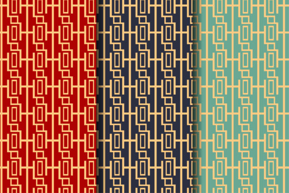 Download Rectangle Line Gold Pattern - Gold Collection