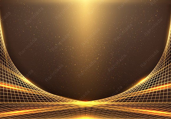 Download Golden Lines Grid Luxury Background - Gold Collection