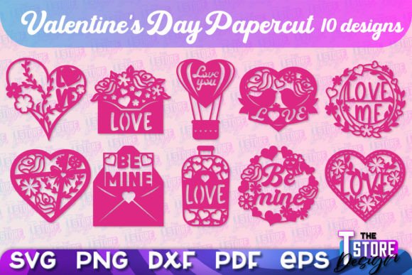 Download Valentine's Day SVG | Paper Cut Design - Premium Resources